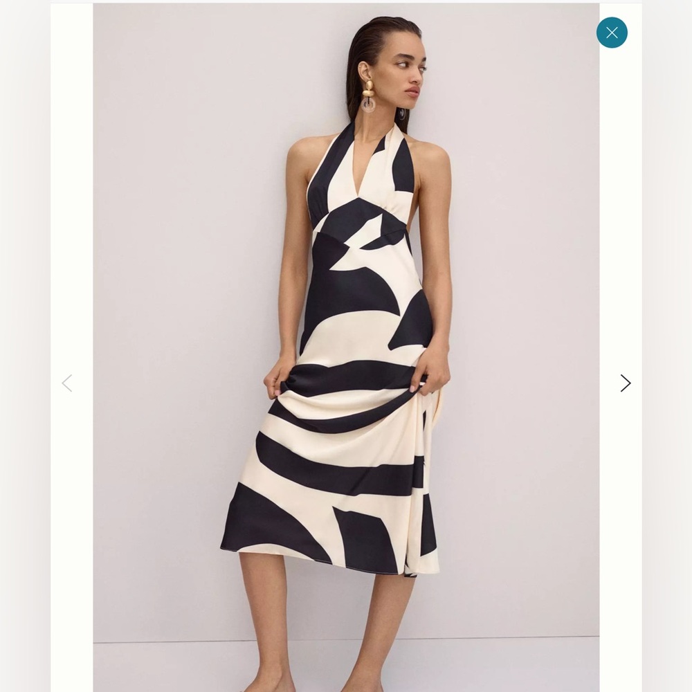NWT Anthropologie Bardot Citron halter midi dress❤️❤️❤️❤️